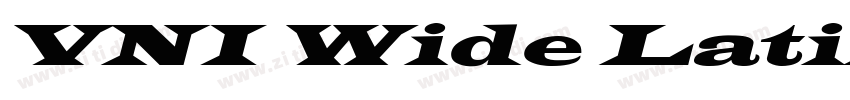 VNI Wide Latin字体转换